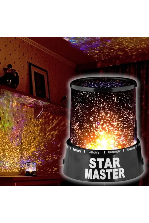 Duvara Işık Yıldız Yansıtan Star Master Gece Lambası Duvara Işık Yıldız Yansıtan Star Master Gece Lambası