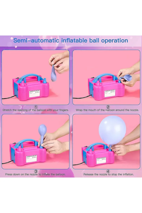 Elektrikli Balon Şişirme Makinesi