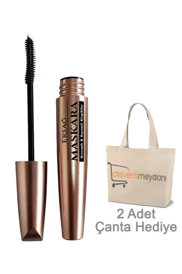 Ersağ Maskara (Kıvrımlı ve Hacimli Kirpikler) - 8 ML