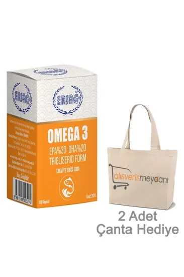 Ersağ Omega 3 - 80 Kapsül Ersağ Omega 3 - 80 Kapsül
