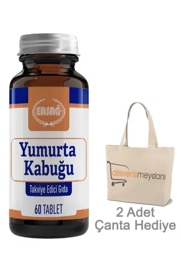 Ersağ Yumurta Kabuğu - 60 Tablet Ersağ Yumurta Kabuğu - 60 Tablet