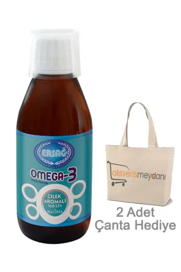 Ersağ Omega 3 (Çilek Aromalı) - 100 ML