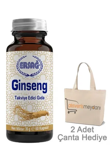 Ersağ Ginseng - 60 Kapsül Ersağ Ginseng - 60 Kapsül