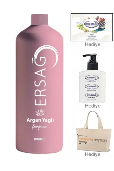 Ersağ Argan Yağlı Şampuan - 1000 ML Ersağ Argan Yağlı Şampuan - 1000 ML