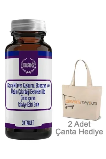 Ersağ Kara Mürver - 30 Tablet Ersağ Kara Mürver - 30 Tablet