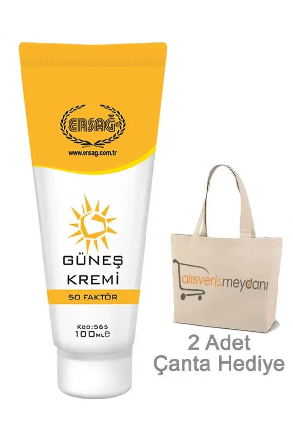 Ersağ Güneş Kremi 50 Faktörlü - 100 ML