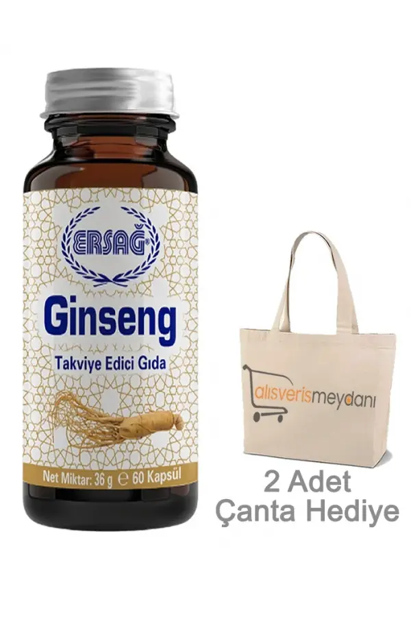 Ersağ Ginseng - 60 Kapsül Ersağ Ginseng - 60 Kapsül