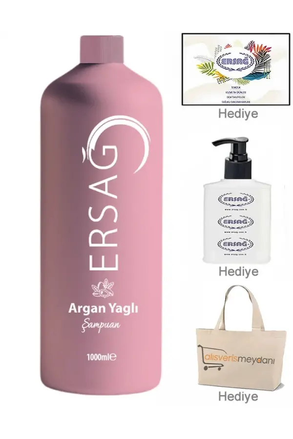 Ersağ Argan Yağlı Şampuan - 1000 ML Ersağ Argan Yağlı Şampuan - 1000 ML