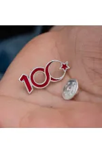 Gümüş Ay Yıldız 100.Yıl Rozet Gümüş Ay Yıldız 100.Yıl Rozet