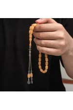 Gümüş Püskül Sıkma Kehribar Tesbih Gümüş Püskül Sıkma Kehribar Tesbih