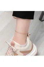 Gümüş Rose Zincir Desenli Halhal Gümüş Rose Zincir Desenli Halhal