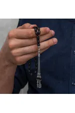Gümüş Püsküllü 6x10 mm Rus Oltusu Tesbih Gümüş Püsküllü 6x10 mm Rus Oltusu Tesbih