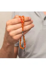 Gümüş Kazaz Püsküllü Sıkma Kehribar Tesbih Gümüş Kazaz Püsküllü Sıkma Kehribar Tesbih