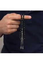 Metal Püsküllü Sıkma Kehribar Tesbih Metal Püsküllü Sıkma Kehribar Tesbih