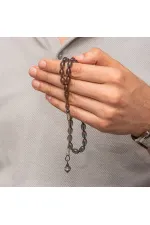 Gümüş Şeffaf Kazaz Püsküllü Sıkma Kehribar Tesbih
