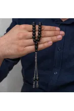 Gümüş Püsküllü 10 mm Rus Oltusu Tesbih