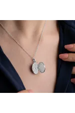 Gümüş Kutup Yıldızı Açılabilir Kadın Kolye Gümüş Kutup Yıldızı Açılabilir Kadın Kolye