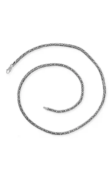 Gümüş Kral Zincir - 2.50 mm Yuvarlak Gümüş Kral Zincir - 2.50 mm Yuvarlak