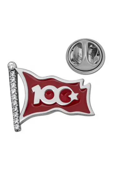 Gümüş Ay Yıldız 100.Yıl Rozet Gümüş Ay Yıldız 100.Yıl Rozet