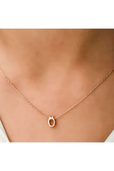 Gümüş Rose 3 Boyutlu Ö Harf Bayan Kolye Gümüş Rose 3 Boyutlu Ö Harf Bayan Kolye