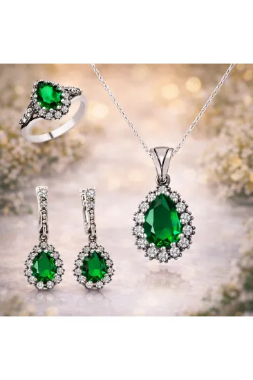 Gümüş Hürrem Sultan Bayan Set Gümüş Hürrem Sultan Bayan Set