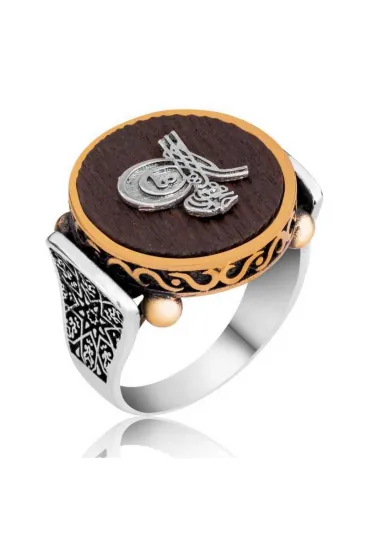 Gümüş Tuğralı Kuka Erkek Yüzük Gümüş Tuğralı Kuka Erkek Yüzük