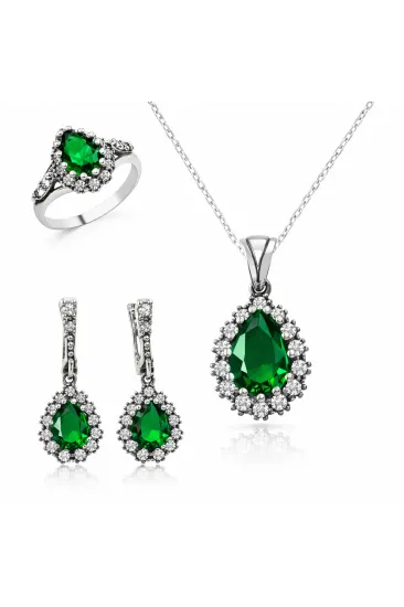 Gümüş Hürrem Sultan Bayan Set Gümüş Hürrem Sultan Bayan Set