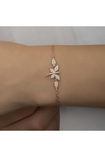 Gümüş Rose Yusufçuk Kadın Bileklik Gümüş Rose Yusufçuk Kadın Bileklik
