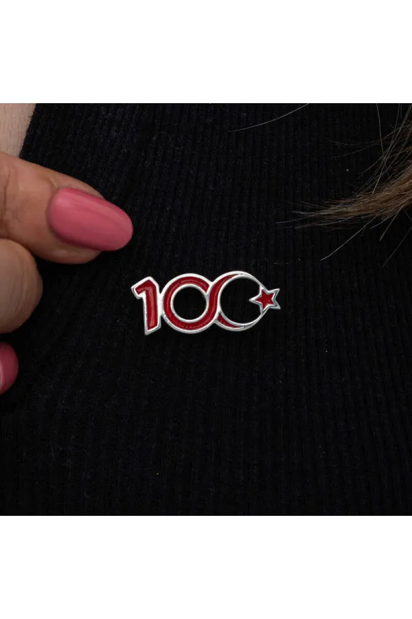 Gümüş Ay Yıldız 100.Yıl Rozet Gümüş Ay Yıldız 100.Yıl Rozet