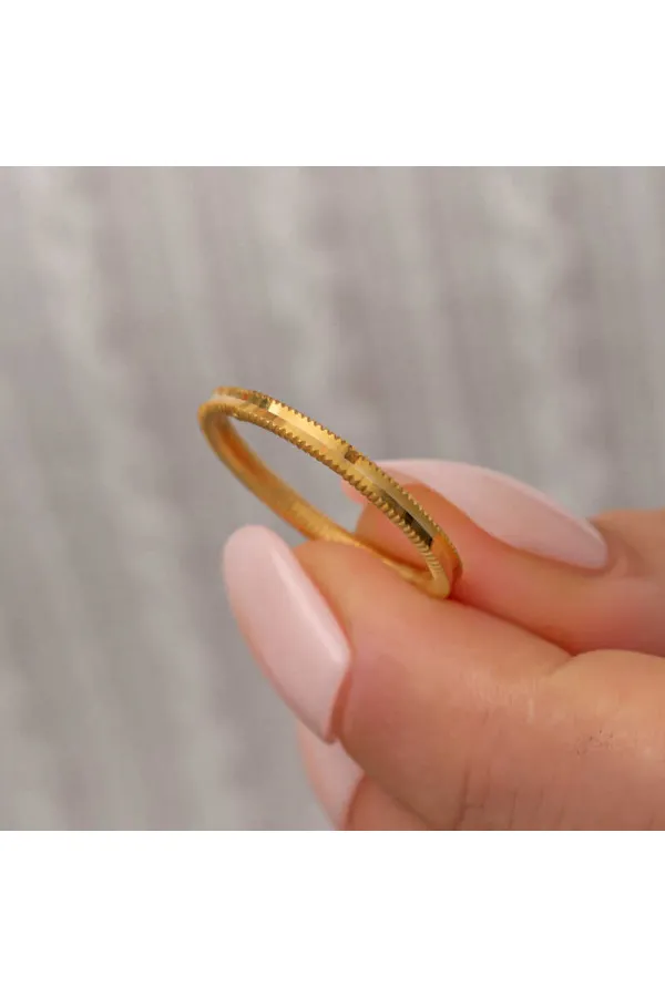 Gümüş Gold Ajda Kadın Yüzük Gümüş Gold Ajda Kadın Yüzük