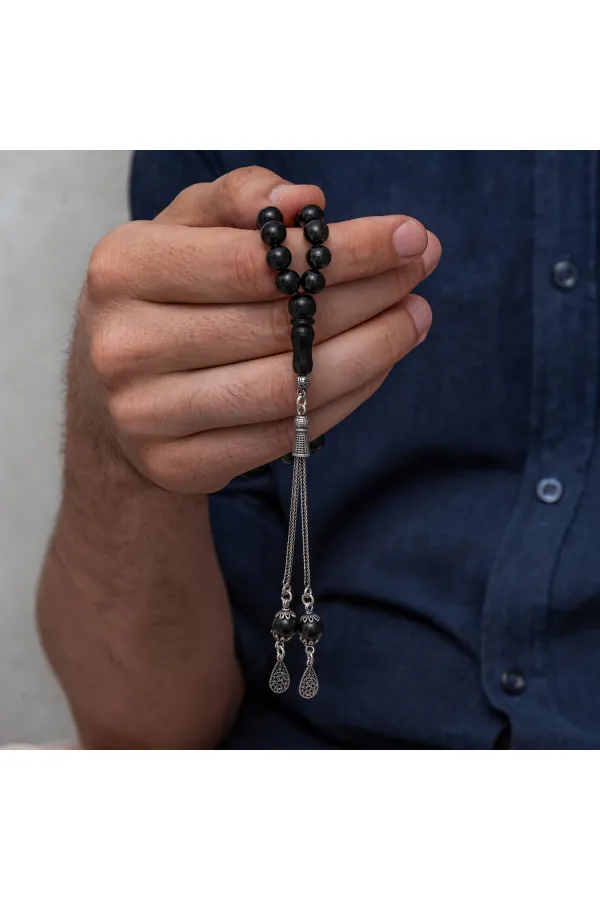 Gümüş Püsküllü 8 mm Rus Oltusu Tesbih Gümüş Püsküllü 8 mm Rus Oltusu Tesbih