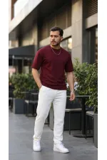Erkek Duble Kol Basic Tişört Erkek Duble Kol Basic Tişört