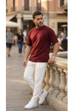 Erkek Duble Kol Basic Tişört Erkek Duble Kol Basic Tişört