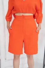 Oranj Şort Ve Üst Takım Oranj Şort Ve Üst Takım