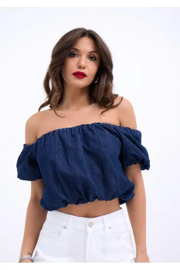 7341 CROP-MAVİ