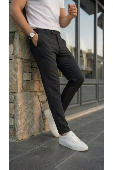 Erkek Slim Fit Dilli Kumaş Pantolon Erkek Slim Fit Dilli Kumaş Pantolon