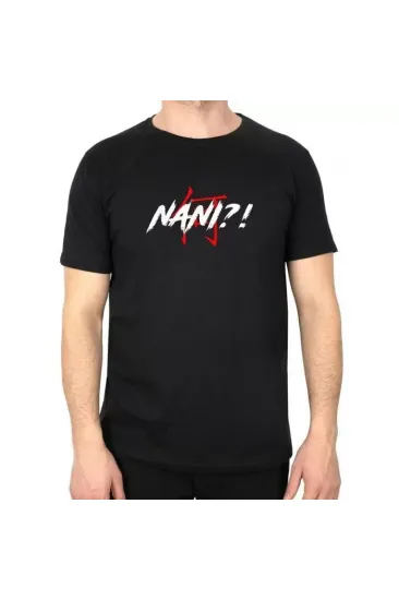 Unisex Bisiklet Yaka Baskılı Oversize T-Shirt - Siyah Unisex Bisiklet Yaka Baskılı Oversize T-Shirt - Siyah