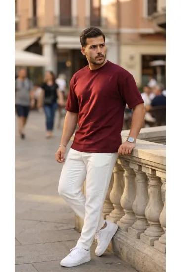 Erkek Duble Kol Basic Tişört