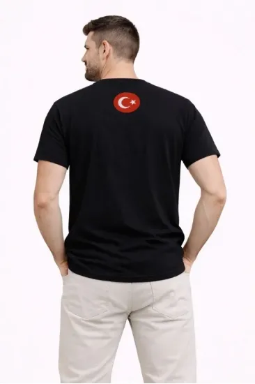 Erkek TÜRKİYE Baskılı Tişört Ay Yıldız 2026 Dünya Kupası Taraftar Forma T-Shirt - Siyah Erkek TÜRKİYE Baskılı Tişört Ay Yıldız 2026 Dünya Kupası Taraftar Forma T-Shirt - Siyah