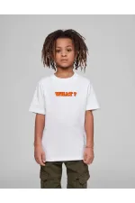 Çocuk Unisex Baskılı T-Shirt - Beyaz Çocuk Unisex Baskılı T-Shirt - Beyaz