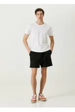 ERKEK Tişört Basic Bisiklet Yaka Regular Kısa kol T-Shirt - Beyaz ERKEK Tişört Basic Bisiklet Yaka Regular Kısa kol T-Shirt - Beyaz