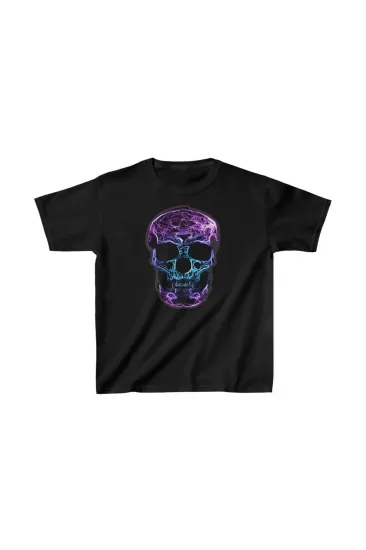 Unisex Çocuk Baskılı T-Shirt - Siyah Unisex Çocuk Baskılı T-Shirt - Siyah