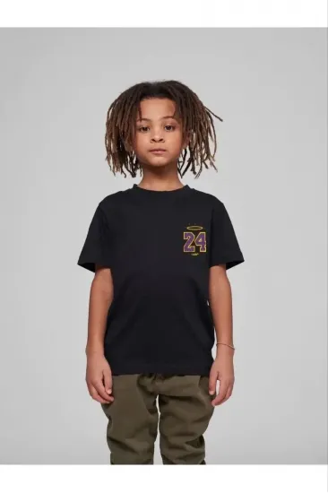 Çocuk Unisex Baskılı T-Shirt - Siyah Çocuk Unisex Baskılı T-Shirt - Siyah