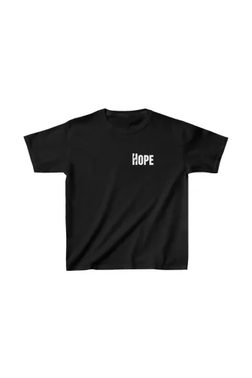 Unisex Çocuk Baskılı T-Shirt - Siyah Unisex Çocuk Baskılı T-Shirt - Siyah