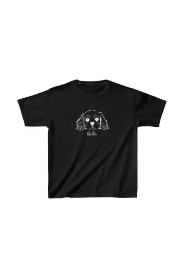 Unisex Çocuk Baskılı T-Shirt - Siyah Unisex Çocuk Baskılı T-Shirt - Siyah