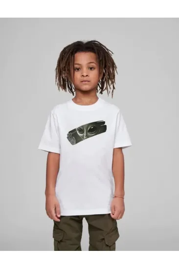 Çocuk Unisex Baskılı T-Shirt - Beyaz Çocuk Unisex Baskılı T-Shirt - Beyaz
