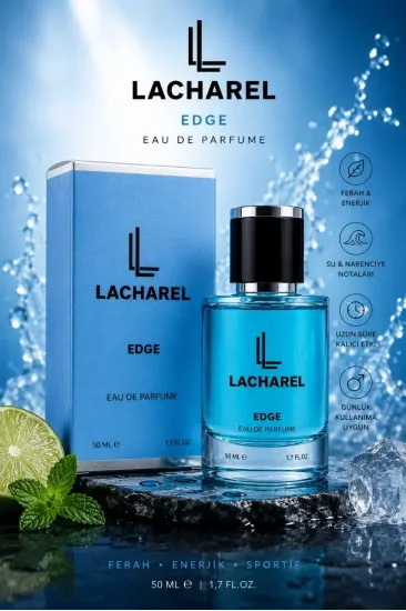 LACHAREL Aura ve Edge 2li Erkek Parfüm Seti Eau De Parfum 2x50 ML LACHAREL Aura ve Edge 2li Erkek Parfüm Seti Eau De Parfum 2x50 ML