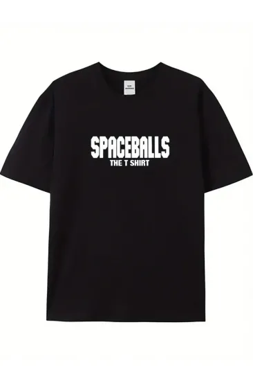 Erkek Baskılı T-Shirt Kısa Kol Bisiklet Yaka Regular Fit Rahat Kalıp Tişört - Siyah Erkek Baskılı T-Shirt Kısa Kol Bisiklet Yaka Regular Fit Rahat Kalıp Tişört - Siyah