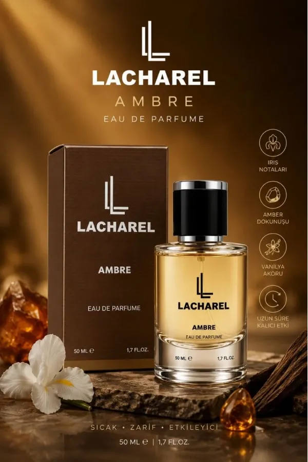 LACHAREL One ve Ambre 2li Kadın Parfüm Seti Eau De Parfum 2x50 ML LACHAREL One ve Ambre 2li Kadın Parfüm Seti Eau De Parfum 2x50 ML