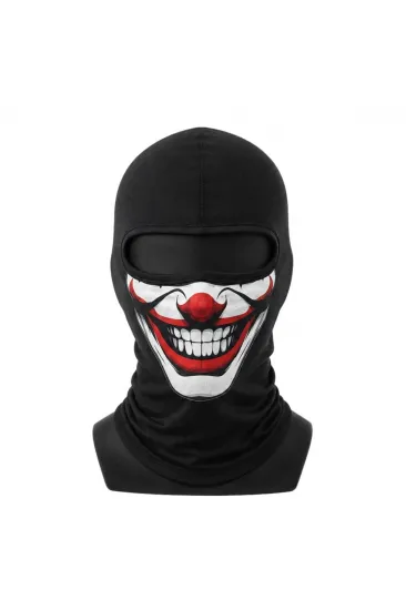 Unisex Palyaço Baskılı Balaklava Maske 1 Adet Tek Beden Viskoz Kask İçi Outdoor Motosiklet Maskesi Unisex Palyaço Baskılı Balaklava Maske 1 Adet Tek Beden Viskoz Kask İçi Outdoor Motosiklet Maskesi